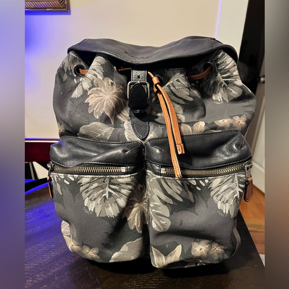 Coach Hawaiian F72083 Unisex leather backpack